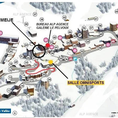 La Meije - 3/4 Pers - La Meije -013me - Plagne Centre Mae-1954